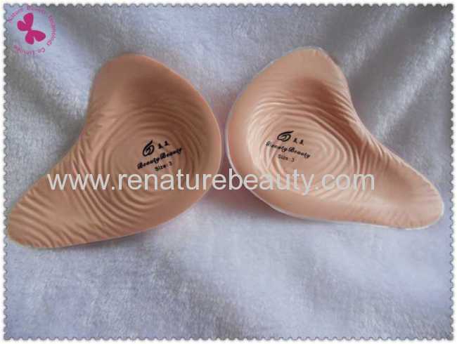 Super light silicone breast form for breast enlargement with 35% lighter silicone