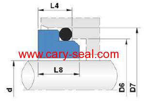 Stationary mechanical Seal vulcan type 24DINS