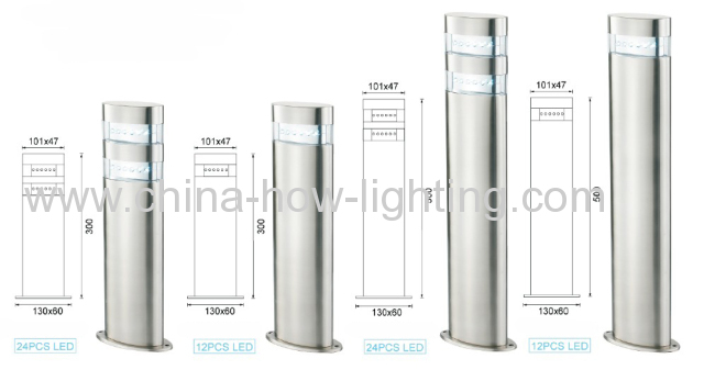 Garden LED Lamp 5mm Stainless Steel 