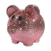 Pink Crystal Rhinestone Piggy Money Bank