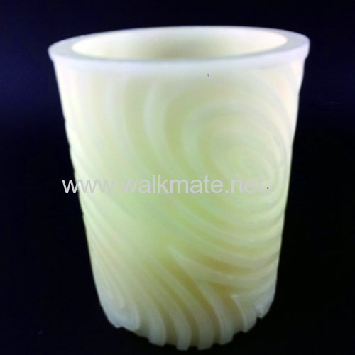 Round Flameless Pillar LED Candle 