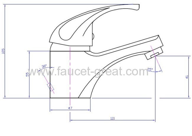 Economic basin faucet with good quality