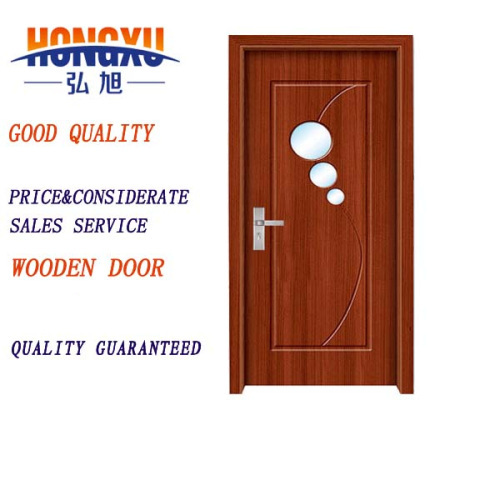 double leaf solid wooden door