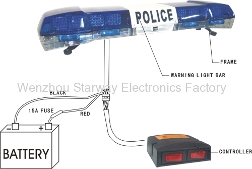 LED Lightbar with Siren for Police fire and Emergecy Vehicle