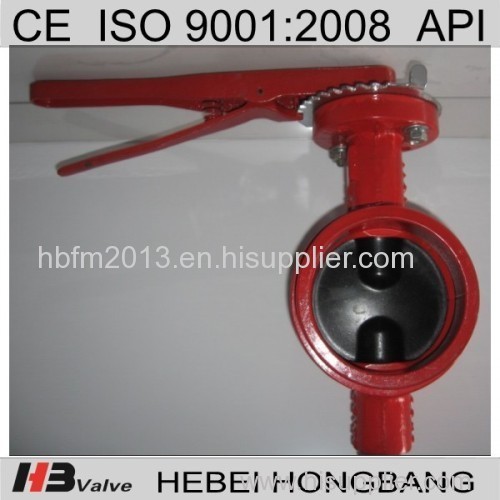 GGG40/GG25 Groove Butterfly valve with lever WRAS