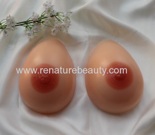 High lifelike artificial fake breast form for men with CE certification