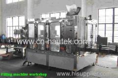 Automatic filling labeling wrap packing