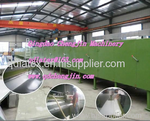 latex shoe material production line