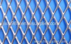 Galvanized expanded diamond mesh gives an economical choice