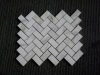 calacata white marble mosaic