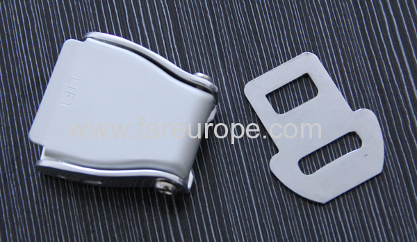 Aircraft safety belt buckle