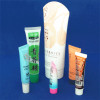 Clear cosmetic plastic tubes for face cream