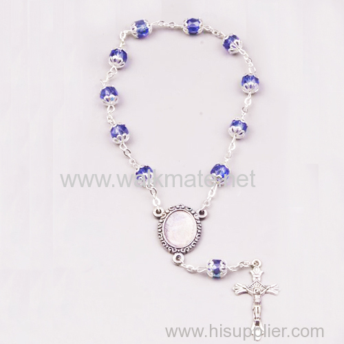 spiritual bead bracelet with cross jesus