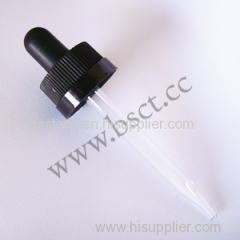 Glass child resistant pipette dropper CRC dropper with Child Resistant Closure for boston bottle 1oz 2oz 4oz