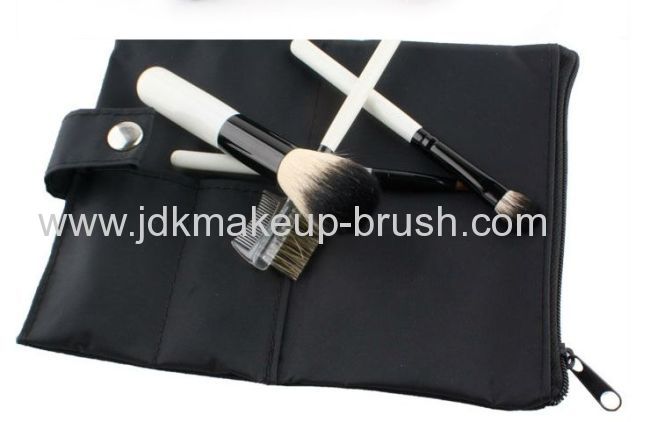 Cosmtic high quality 5pcs makeup brush kit with white handle