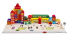 47pcs Train station plastic building blocks