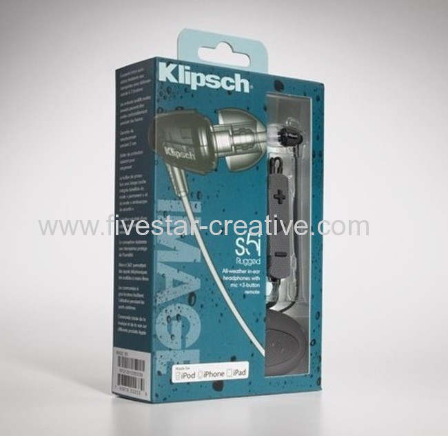 Klipsch IMAGE S5i Rugged All-weather,All-sport In-ear Headphones with MIC