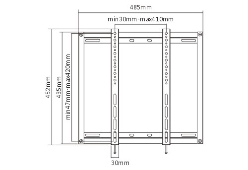 GS approved Special Low Price fixed 32 -55TV Bracket