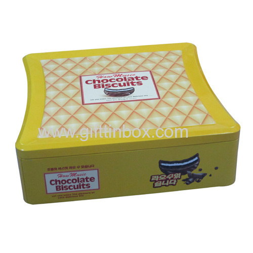 Personalized chocolate tin box