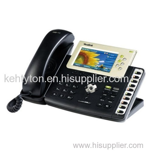 Yealink SIP-T38G Color Screen 6 Line SIP Phone SIP IP VOIP OFFICE PHONE TELEFONE Spanish multi language drop shipping