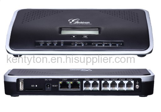 Grandstream UCM6100 series IP PBX Appliance Integrated 2/4/8/16 PSTN trunk FXO ports with integrated PoE, USB, SD