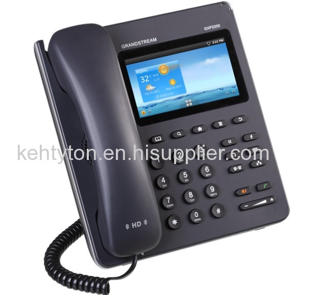 Grandstream GXP2200 Enterprise Multimedia SIP IP VOIP OFFICE SKYPE PHONE TELEFONE for Android