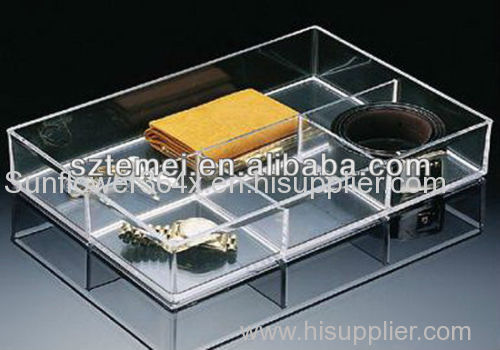 High transparent acrylic Trinket Tray