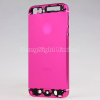 Replacement Aluminum Alloy + Glass Back Cover Housing Case for iPhone 5S - Purple + Black