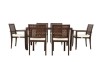 Garden rattan furniture dining table and chairs