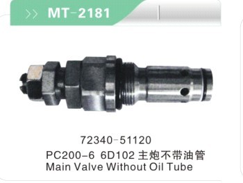 PC200-6 6D102 MAIN VALVE WITHOUT OIL TUBE