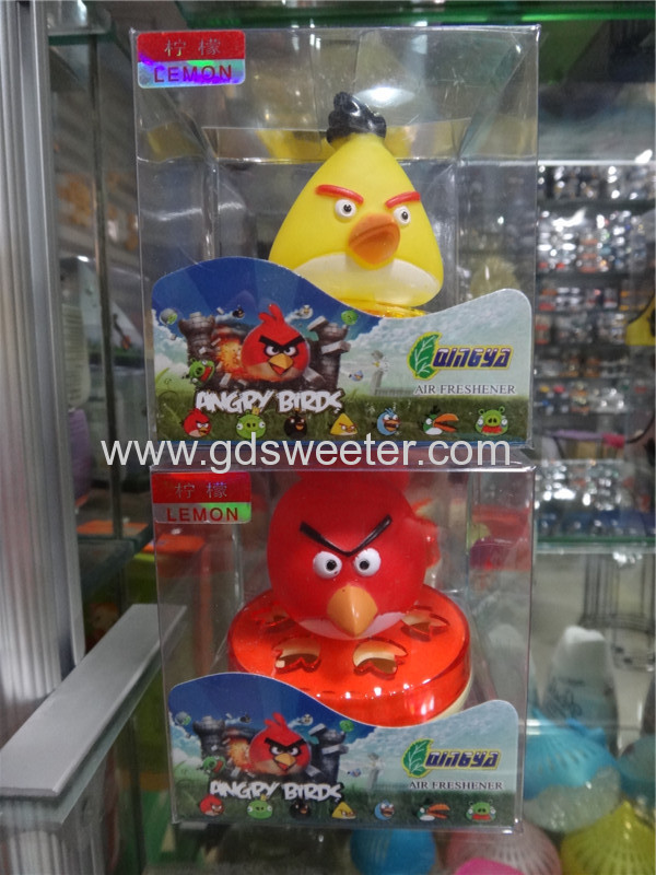 Angrybird gel car air freshener
