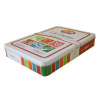 Rectangular biscuit tin box