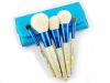 High quality 5pcs travel cosmetic brush with colorful handle