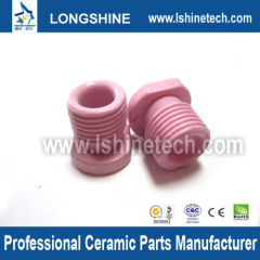 smoothly textile ceramic eyelet with screw thread