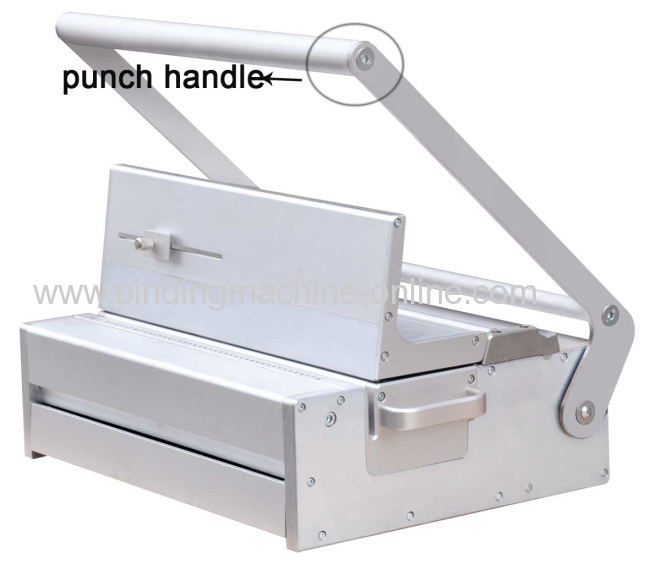 Desk top punching machine with interchangeable dies
