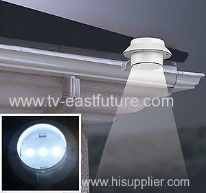 Solar LED gutter light