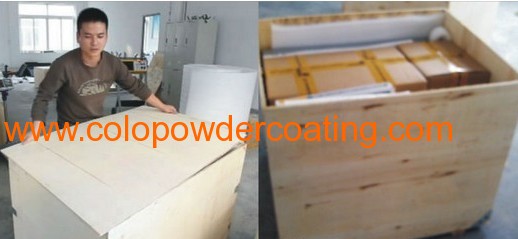 powder spray gun of powder coating system