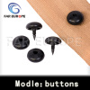 Safety belts webbing buttons