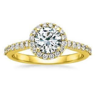 18K Yellow GoldDiamond Ring