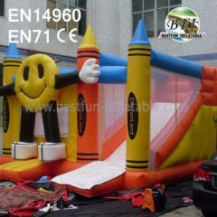 Happy Commercial Inflatable Combo Bouncer