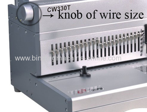 Heavy duty wire binding machine