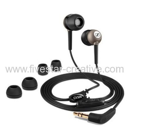 Sennheiser CX500 Noise Isolating Ear-Canal Headphones for iPod MP3 iPhone with Volume Control