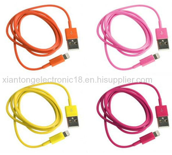 Colorful Cable For Iphone5 alibaba express with perfect quality