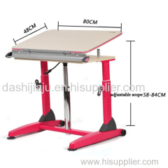 height adjustable study table for children and students