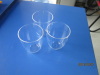 Transparent quartz glass crucible