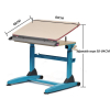 height adjustable study table for kids and students