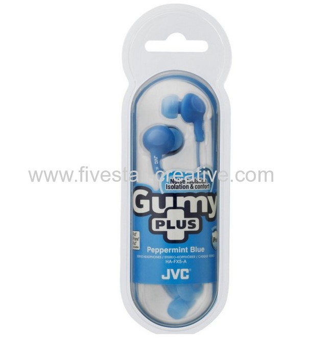 JVC HA-FX5-A-E-JVCHAFX5AE In-Ear Canal Headphones-Blue