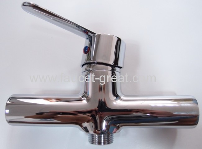 Professional Single Lever Wall Mounted Bathroom Sink Mixer