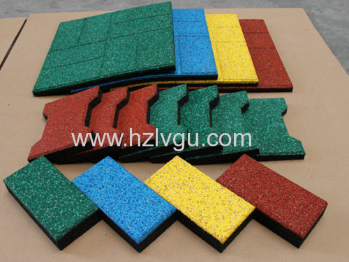 Walkway Rubber tiles rubber pavers