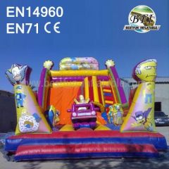 Cute Cartoon Inflatable Kids Slide